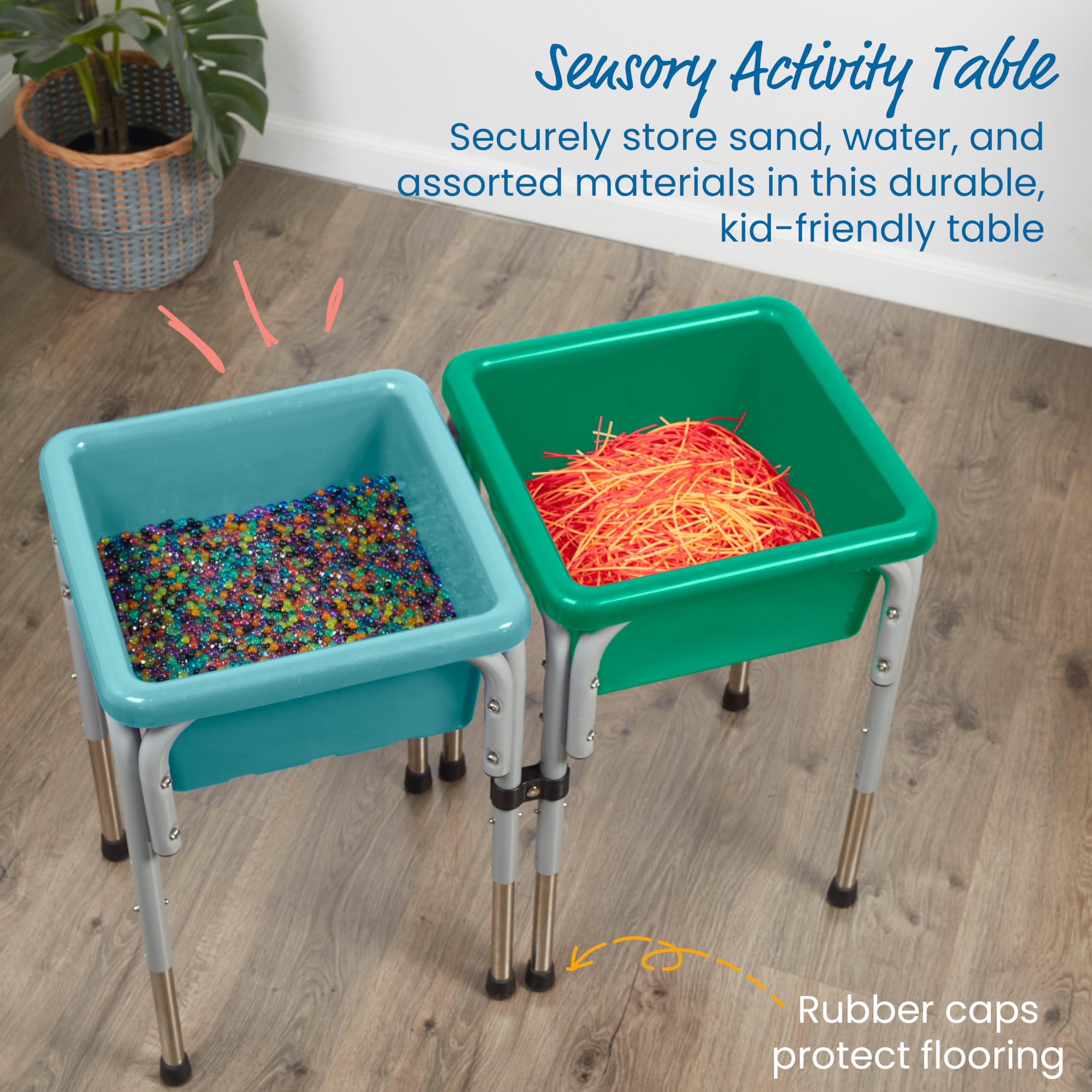 Foto 4 | Mesa De Juego Ajustable Con Arena Y Agua Ecr4kids De 2 Estaciones - Venta Internacional.