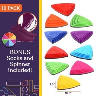 Foto 2 | Stepping Stones Special Supplies, 10 Bloques De Equilibrio Para Niños - Venta Internacional.