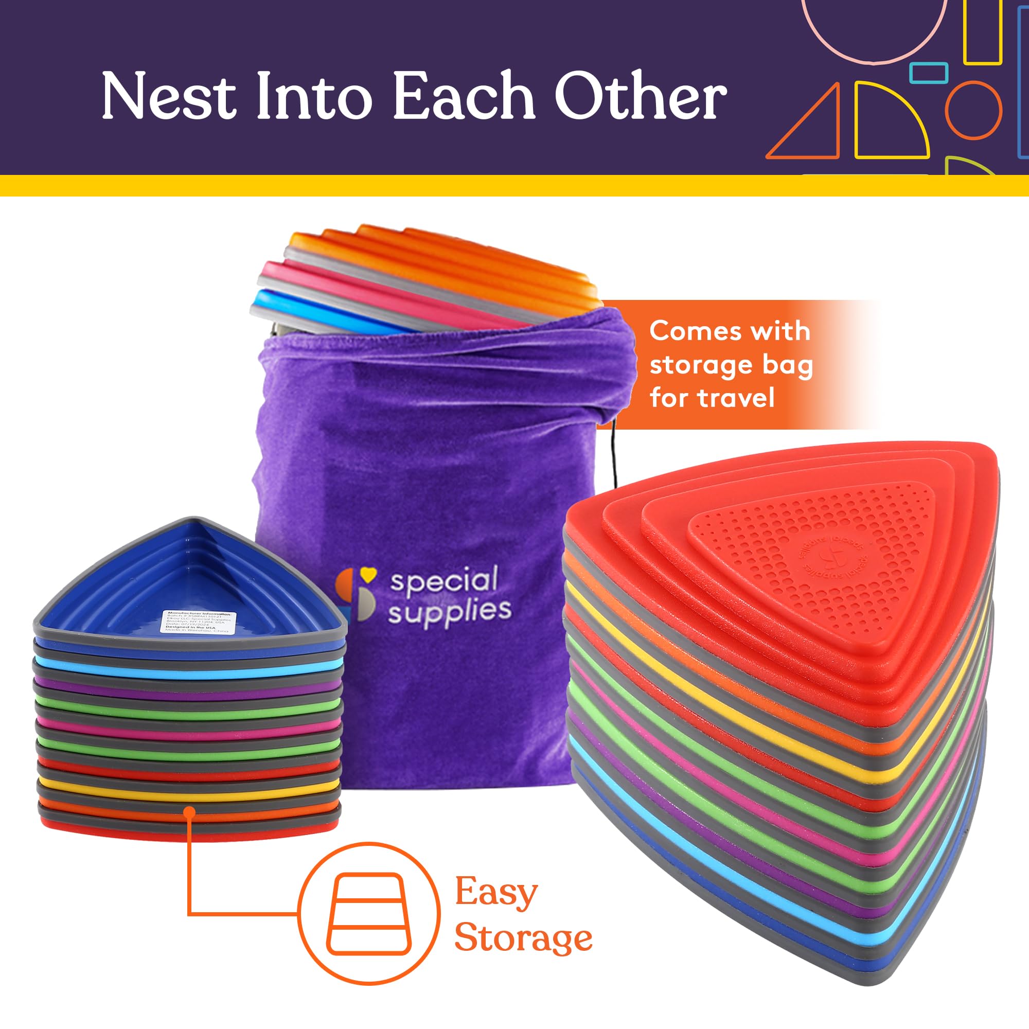 Foto 5 pulgar | Stepping Stones Special Supplies, 10 Bloques De Equilibrio Para Niños - Venta Internacional.