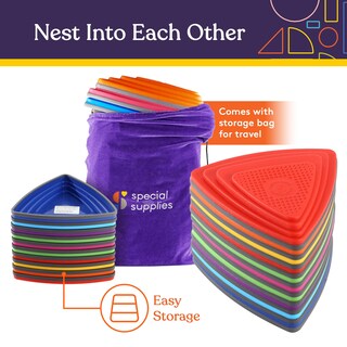 Foto 4 | Stepping Stones Special Supplies, 10 Bloques De Equilibrio Para Niños - Venta Internacional.