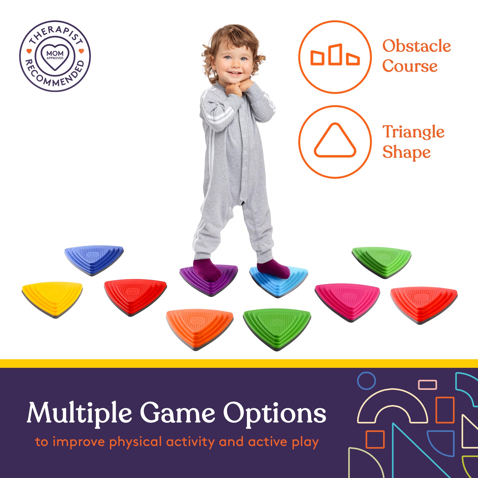 Foto 6 pulgar | Stepping Stones Special Supplies, 10 Bloques De Equilibrio Para Niños - Venta Internacional.