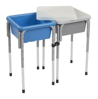 Foto 1 | Mesa De Juego Ajustable Con Arena Y Agua Ecr4kids, 2 Estaciones, Gris - Venta Internacional.