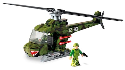 Foto 1 | Set De Construcción De Helicópteros De Juguete Mega Construx Copter Rescue - Venta Internacional.