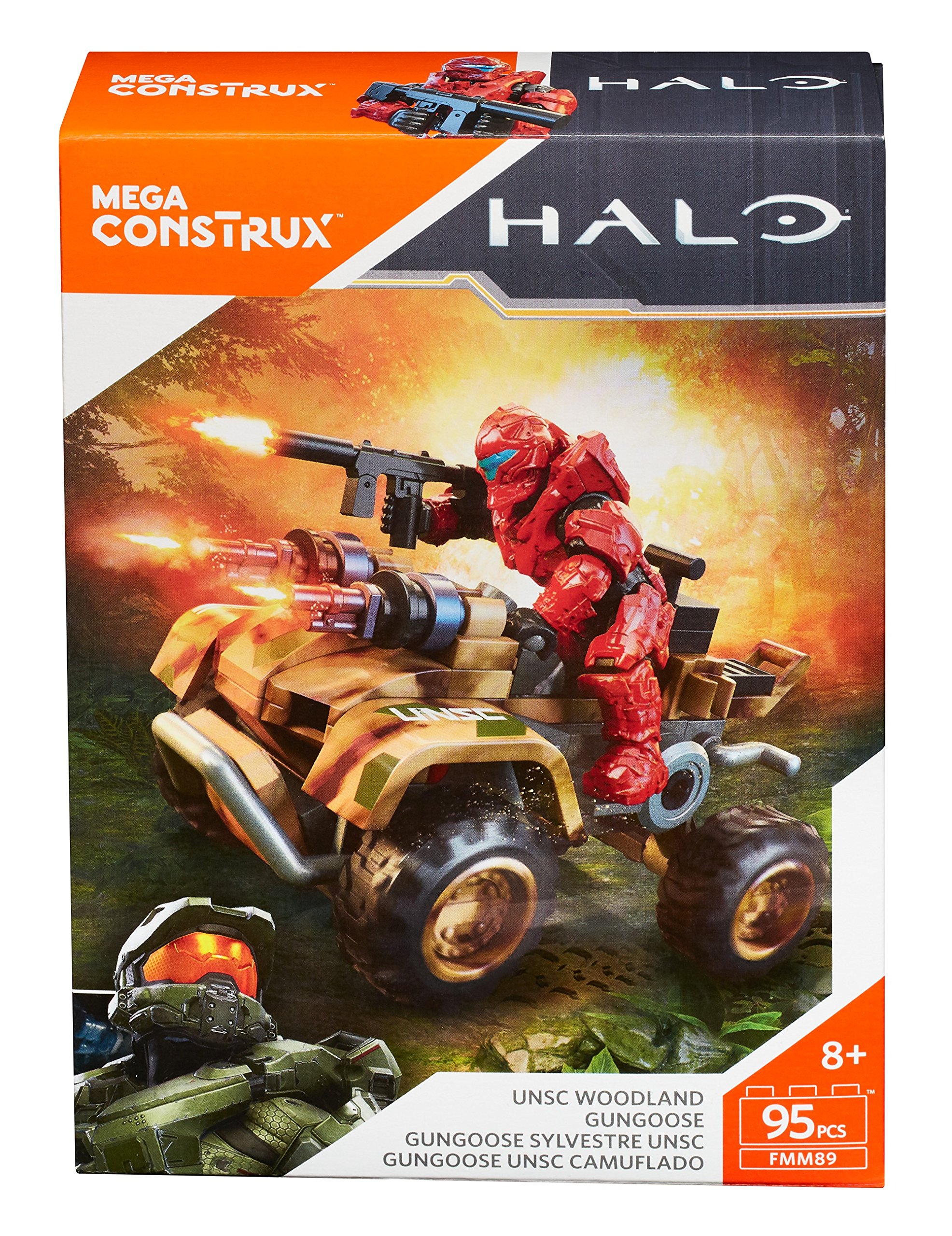 Foto 6 pulgar | Juguete De Construcción Mega Construx Halo V Woodland Gungoose - Venta Internacional.