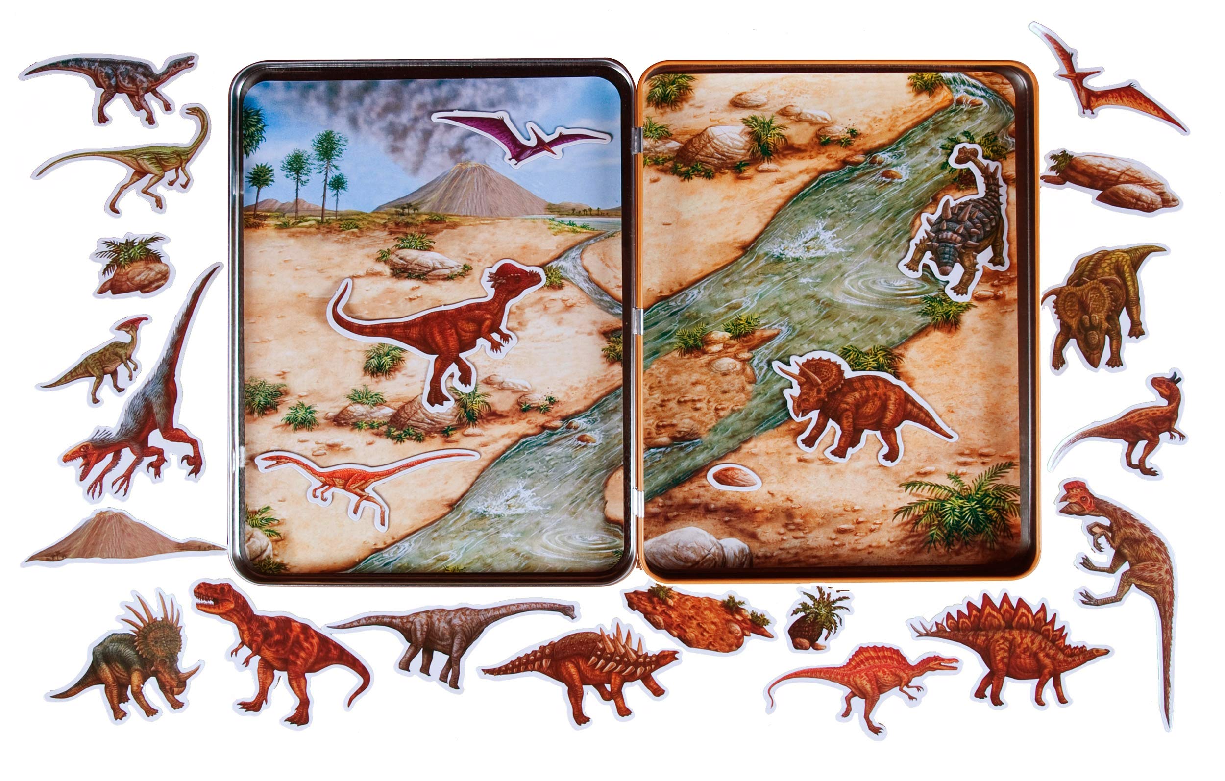Foto 4 pulgar | Set De Juego Magnético En Lata Bendon Dinosaur Ts Shure 50263 - Venta Internacional.