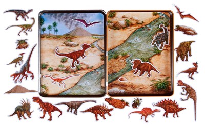 Foto 3 | Set De Juego Magnético En Lata Bendon Dinosaur Ts Shure 50263 - Venta Internacional.