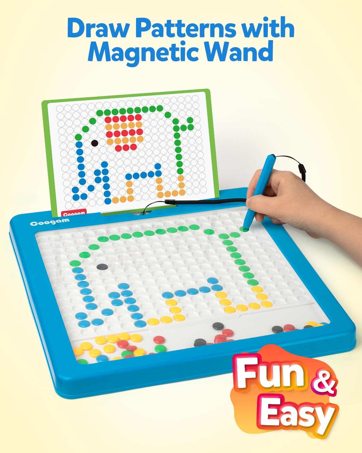 Foto 4 pulgar | Tablero De Dibujo Magnético Coogam, Tamaño Grande, Con Bolígrafo Y Cuentas Con Puntos, De 3 A 6 Años - Venta Inte