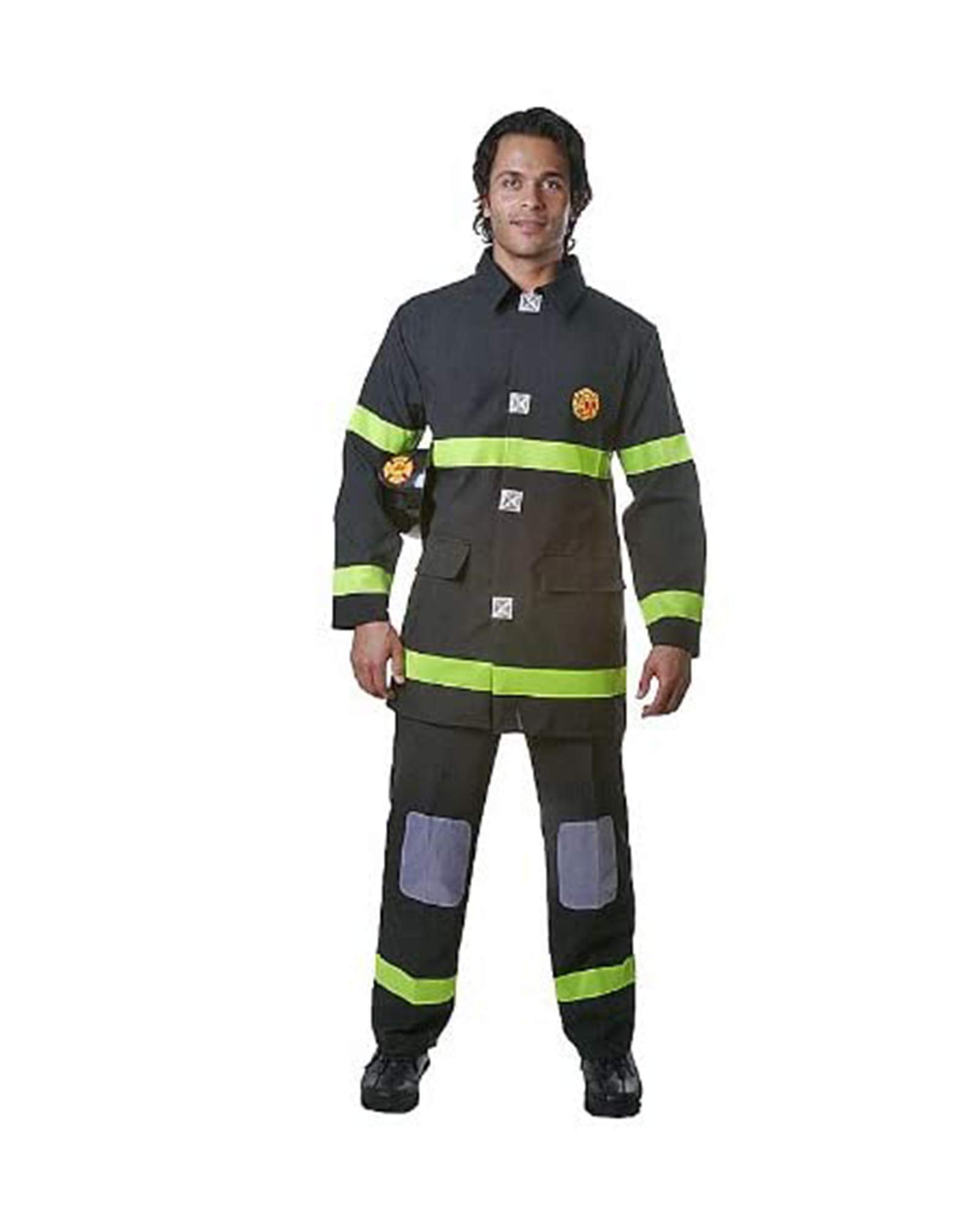 Foto 2 pulgar | Disfraz De Bombero Para Adultos Dress Up America, Negro, Xxl - Venta Internacional.