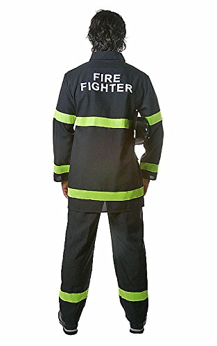 Foto 3 pulgar | Disfraz De Bombero Para Adultos Dress Up America, Negro, Xxl - Venta Internacional.