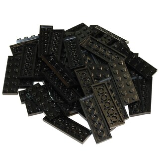 Foto 2 | Piezas Lego: Placa Negra De 2x6 X50 - Venta Internacional.