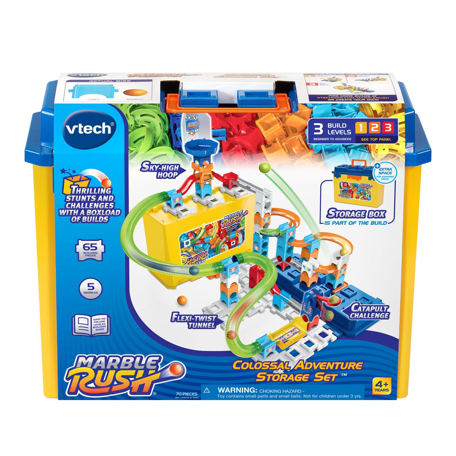 Foto 8 pulgar | Set De Almacenamiento Toy Vtech Marble Rush Colossal Adventure - Venta Internacional.