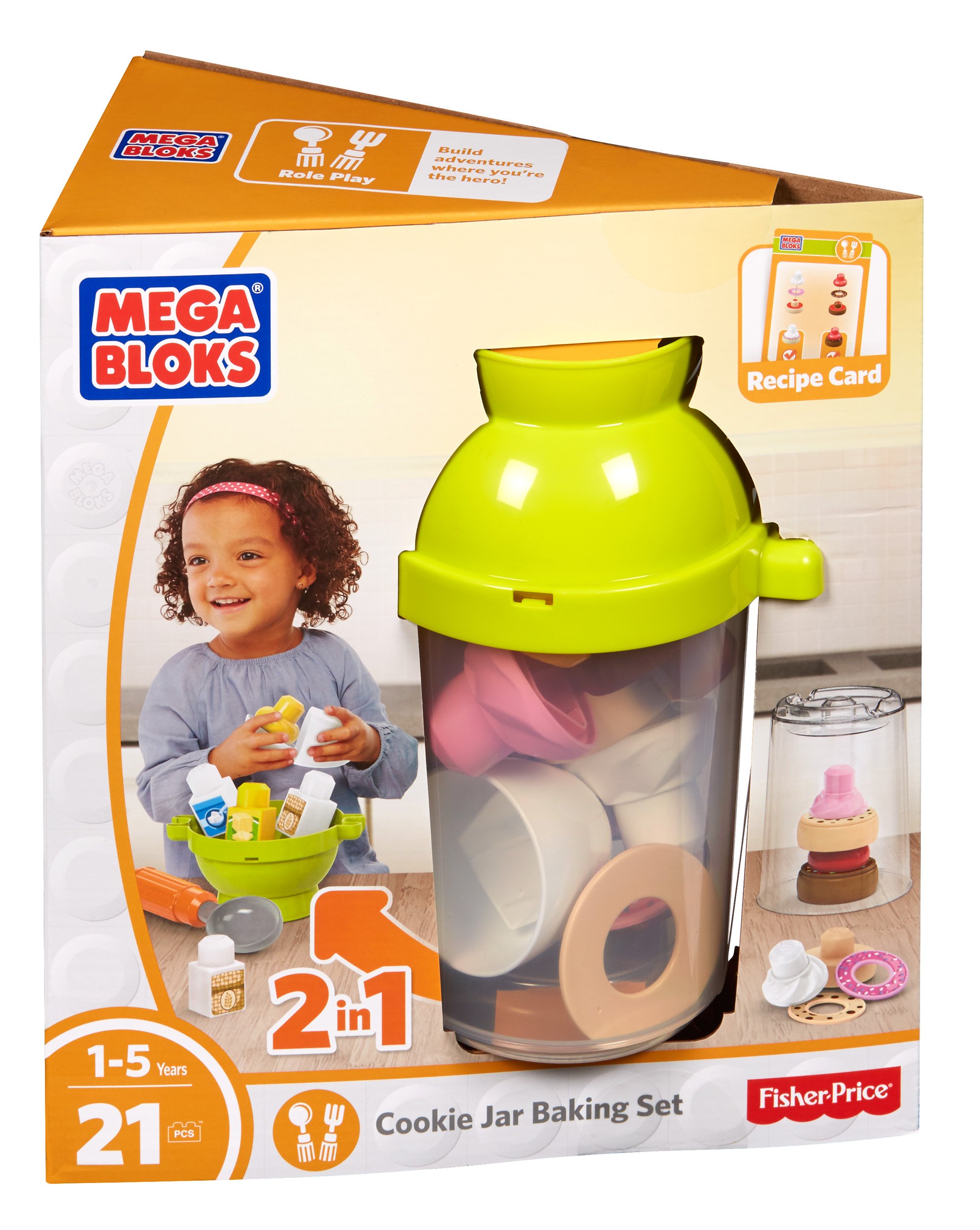 Foto 2 pulgar | Set Para Hornear Mega Bloks, Tarro Para Galletas Con Tazón Para Mezclar, 21 Piezas - Venta Internacional.