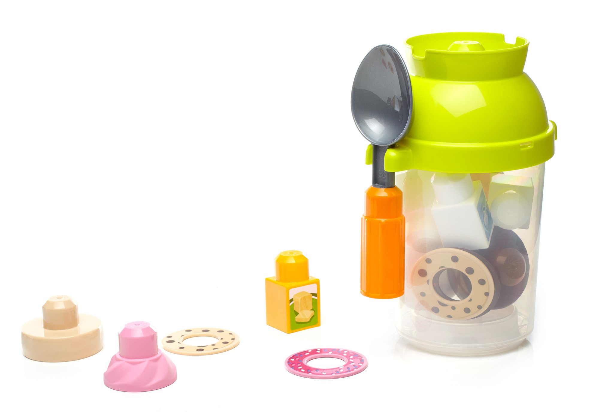 Foto 3 pulgar | Set Para Hornear Mega Bloks, Tarro Para Galletas Con Tazón Para Mezclar, 21 Piezas - Venta Internacional.