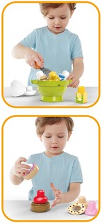 Foto 5 | Set Para Hornear Mega Bloks, Tarro Para Galletas Con Tazón Para Mezclar, 21 Piezas - Venta Internacional.