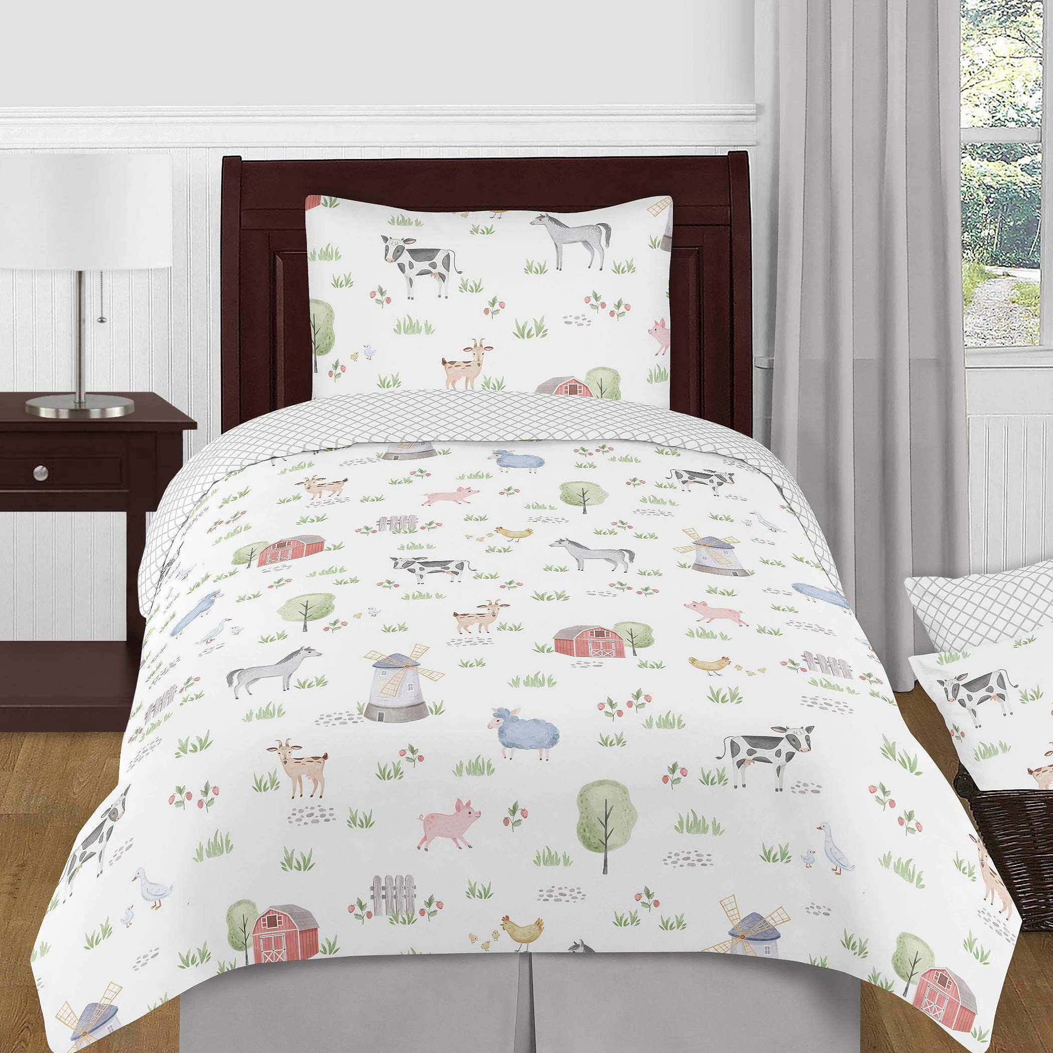 Foto 5 | Cubos De Almacenamiento Sweet Jojo Designs Farm Animals X2 - Venta Internacional.
