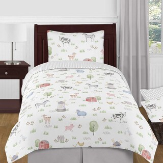Foto 5 | Cubos De Almacenamiento Sweet Jojo Designs Farm Animals X2 - Venta Internacional.