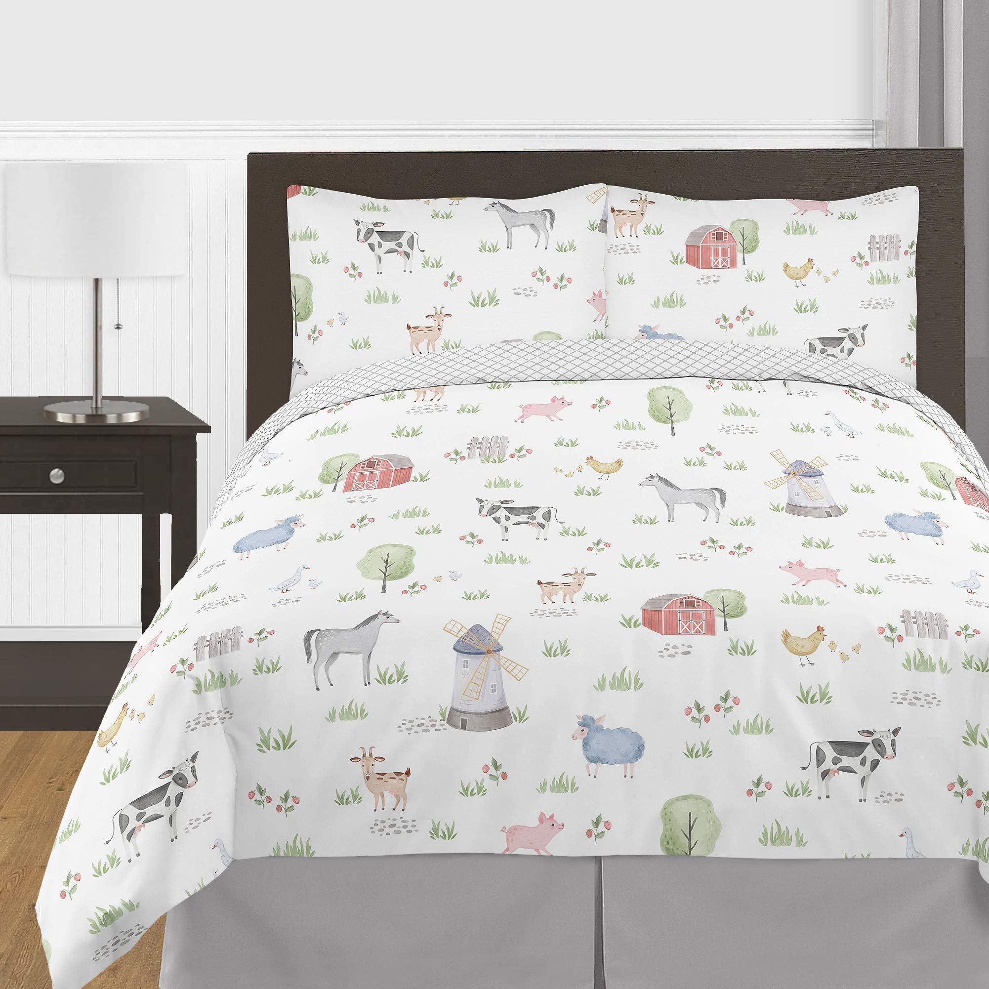 Foto 6 | Cubos De Almacenamiento Sweet Jojo Designs Farm Animals X2 - Venta Internacional.