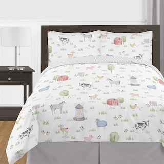 Foto 6 | Cubos De Almacenamiento Sweet Jojo Designs Farm Animals X2 - Venta Internacional.