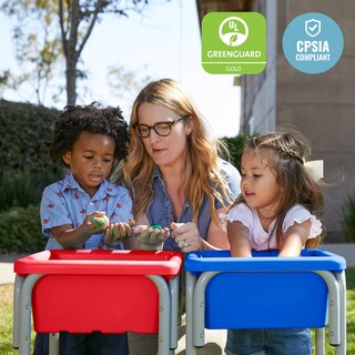 Foto 6 | Mesa De Juego Ecr4kids Con 2 Estaciones Ajustables Para Arena Y Agua - Venta Internacional.
