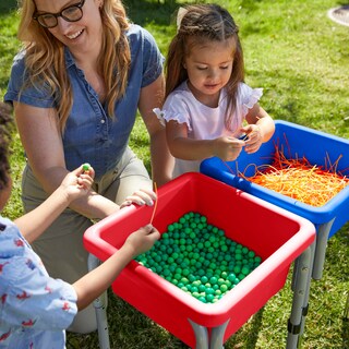 Foto 7 | Mesa De Juego Ecr4kids Con 2 Estaciones Ajustables Para Arena Y Agua - Venta Internacional.