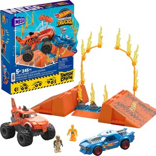 Foto 1 | Set De Construcción De Juguetes Mega Hot Wheels Monster Trucks Tiger Shark - Venta Internacional.