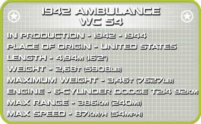 Foto 5 | Bloques De Construcción: Colección Histórica Cobi 1942 Ambulance Wc 54 - Venta Internacional.