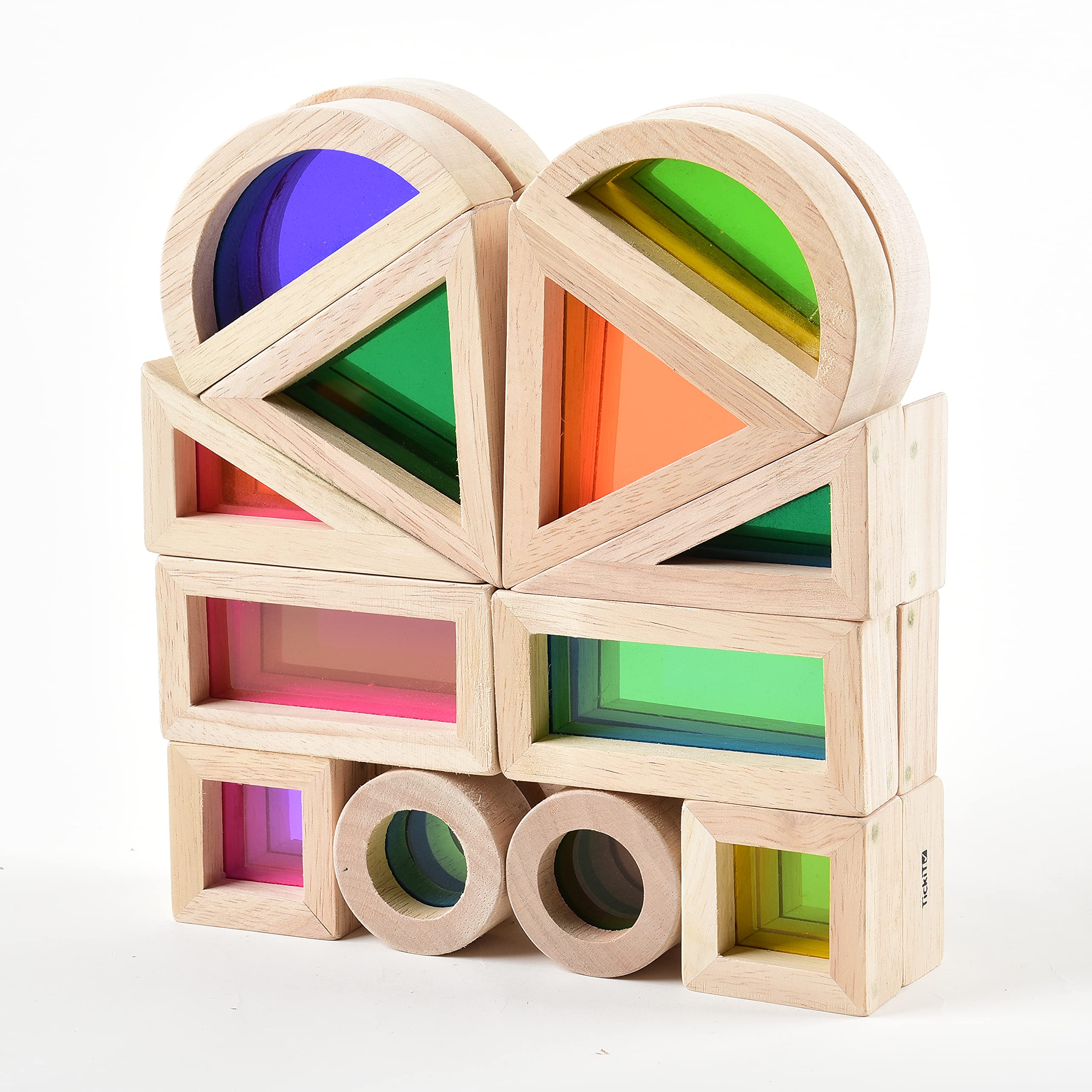 Foto 5 pulgar | Juego De 24 Piezas Building Blocks Constructive Playthings, Mezcla De Colores - Venta Internacional.