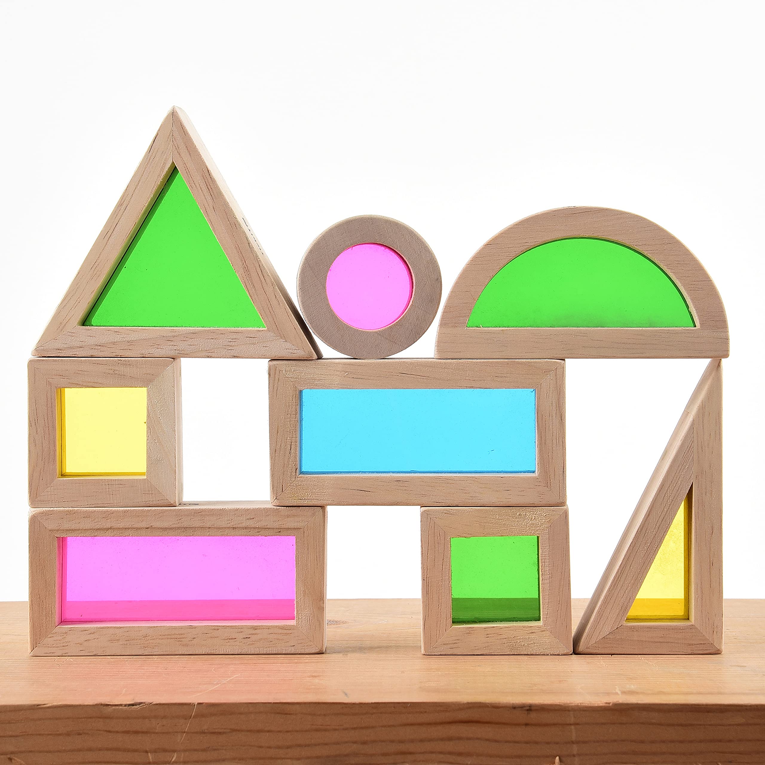Foto 6 | Juego De 24 Piezas Building Blocks Constructive Playthings, Mezcla De Colores - Venta Internacional.