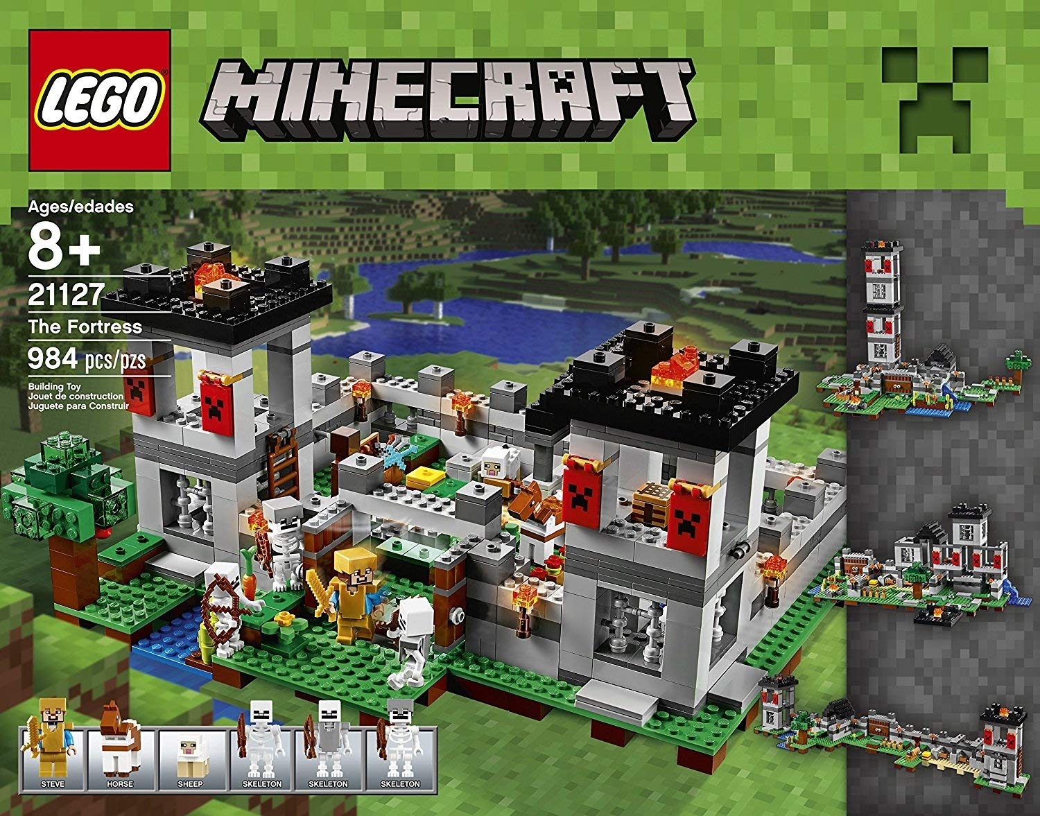 Foto 2 pulgar | Juguete Lego Minecraft The Fortress 21127 Con 984 Piezas - Venta Internacional.