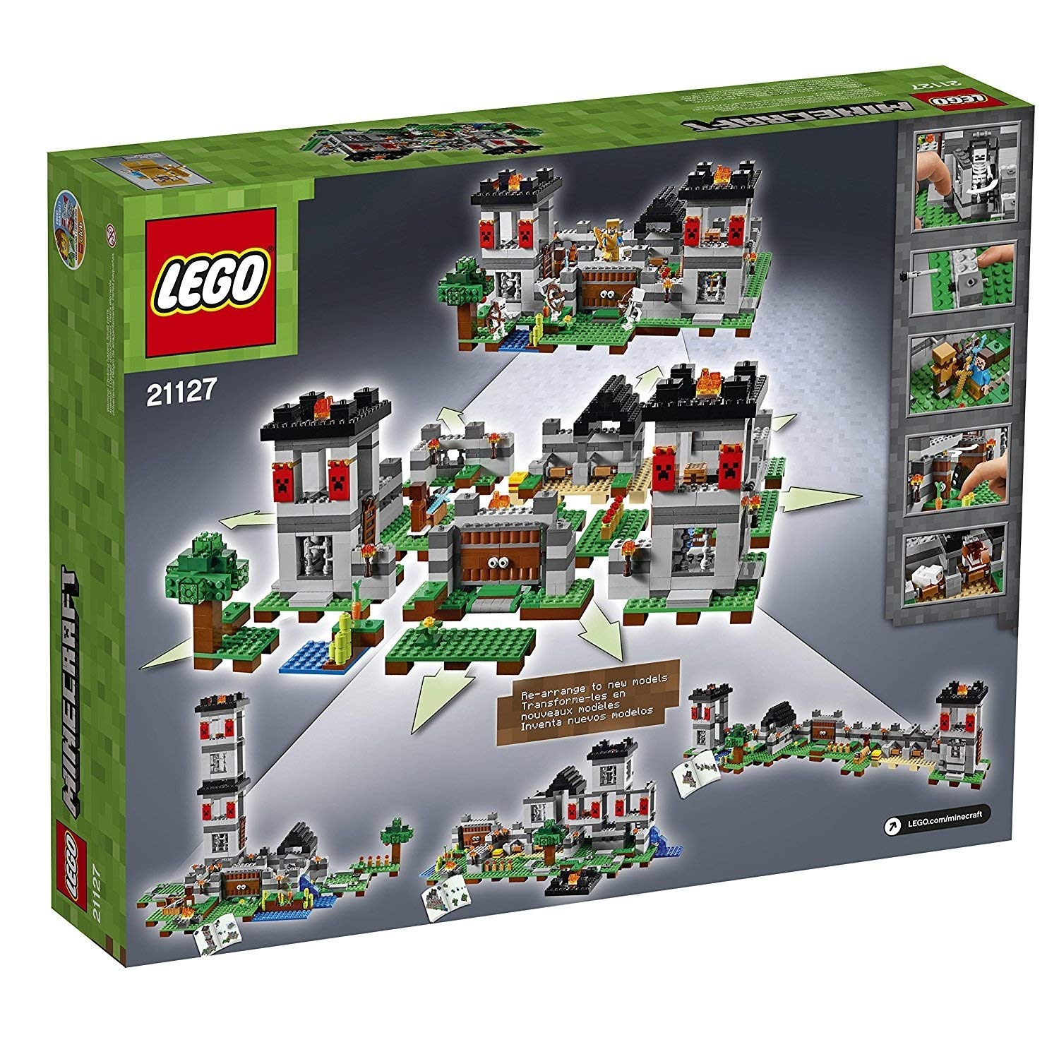 Foto 4 | Juguete Lego Minecraft The Fortress 21127 Con 984 Piezas - Venta Internacional.