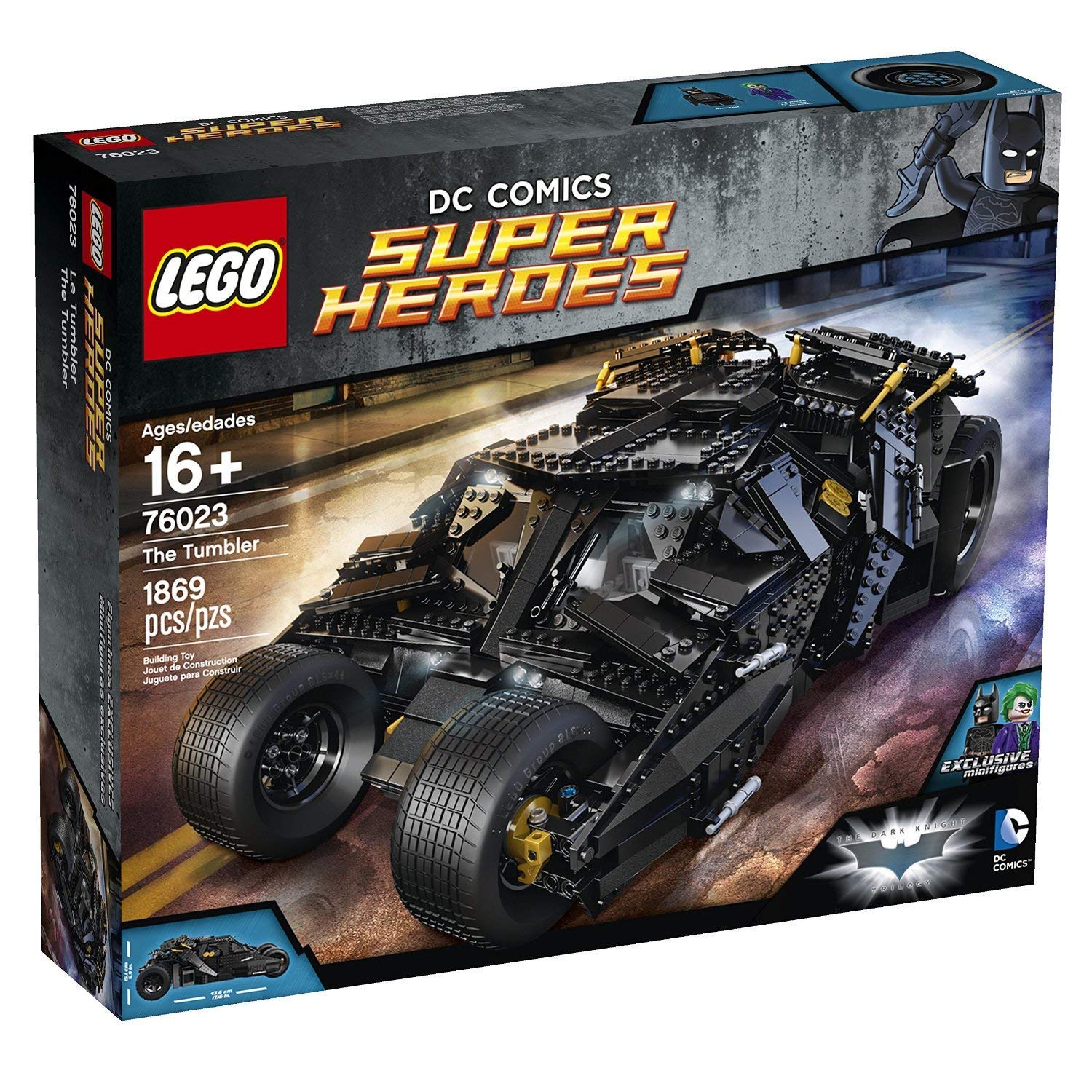 Foto 3 pulgar | Juguete De Construcción Lego Batman The Tumbler 76023 Con 2 Minifiguras - Venta Internacional.