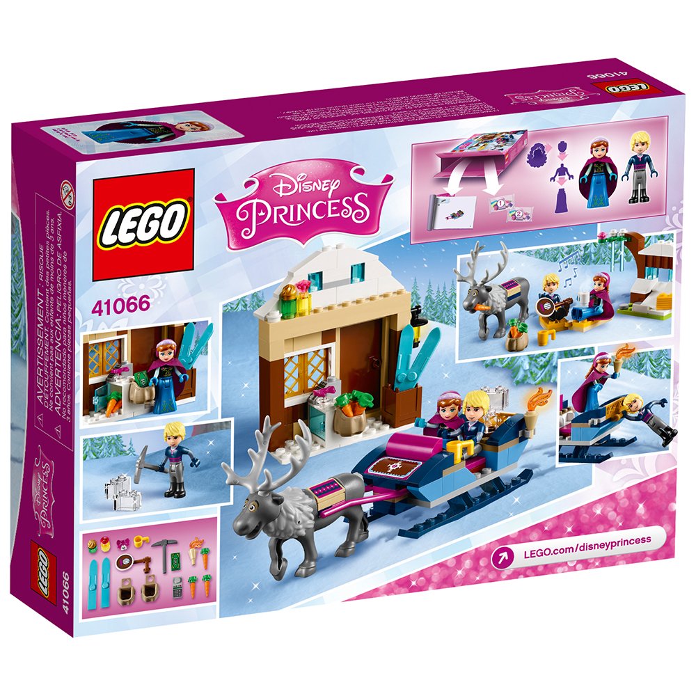 Foto 7 pulgar | Juguete Lego L Disney Frozen La Aventura En Trineo De Anna Y Kristoff 41066 - Venta Internacional.