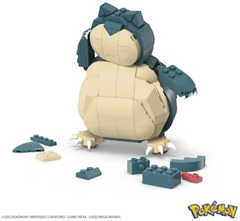 Foto 2 | Set De Construcción Mattel Mega Pokémon Snorlax Hlb70 256 Piezas - Venta Internacional.