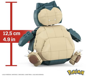 Foto 4 | Set De Construcción Mattel Mega Pokémon Snorlax Hlb70 256 Piezas - Venta Internacional.