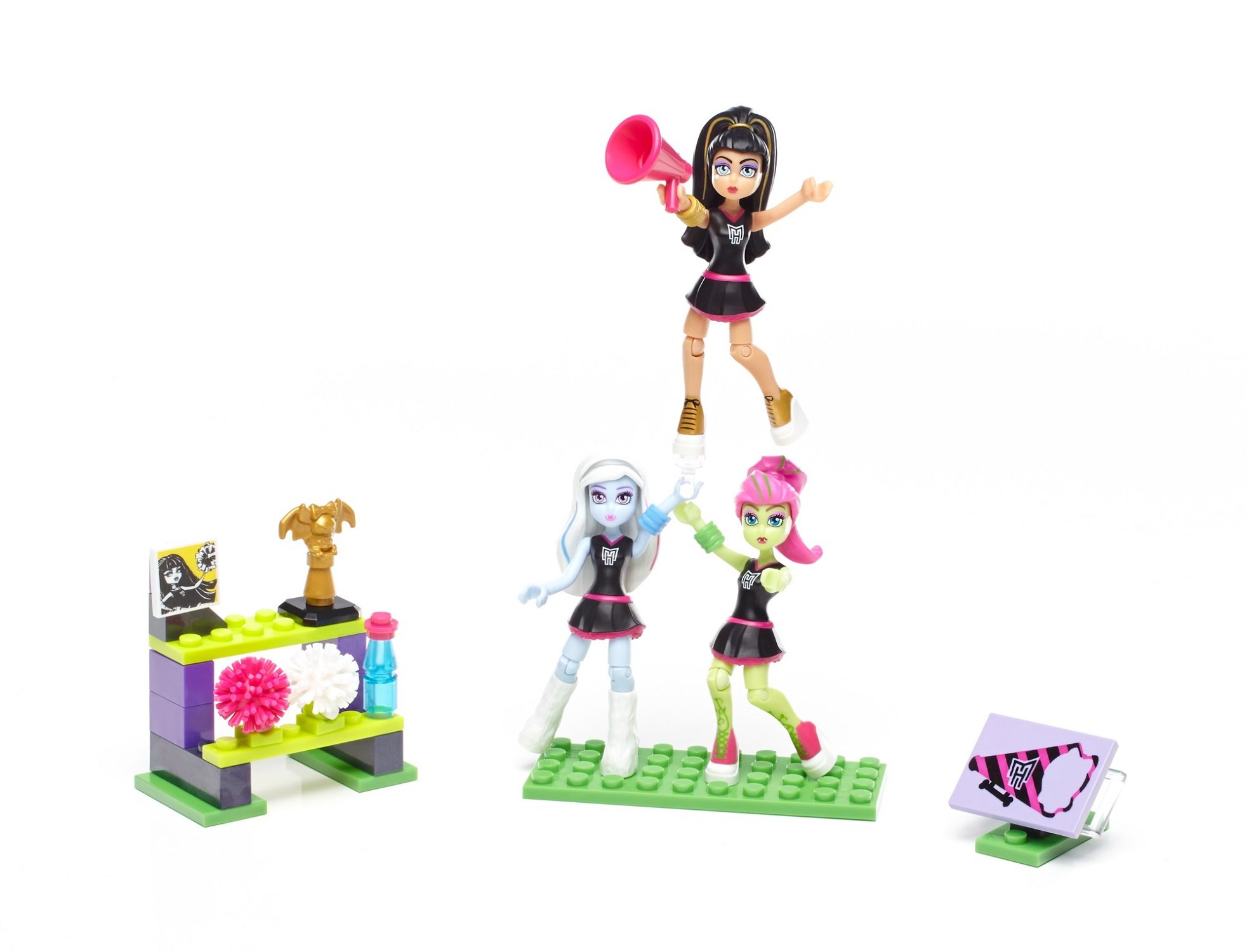 Foto 2 pulgar | Pack De Figuras Mega Construx Monster Fear Squad Con 3 Figuras - Venta Internacional.