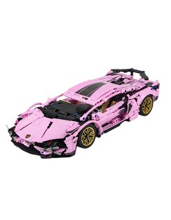 Foto 1 | Juguetes Bloques Construcción Rosa Auto Deportivos 1299pccoche