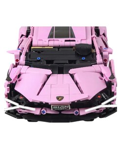 Foto 3 | Juguetes Bloques Construcción Rosa Auto Deportivos 1299pccoche