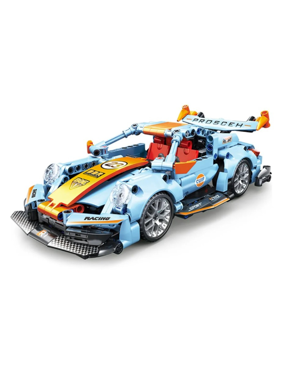 Foto 1 | Kit De Bloques De Construcción De Coche De Fórmula 1 Naranja