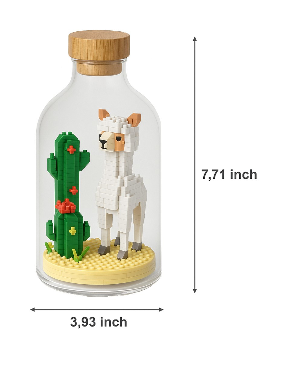 Foto 3 | Bloques De Construcción Animales De La Selva Decoració Alpaca