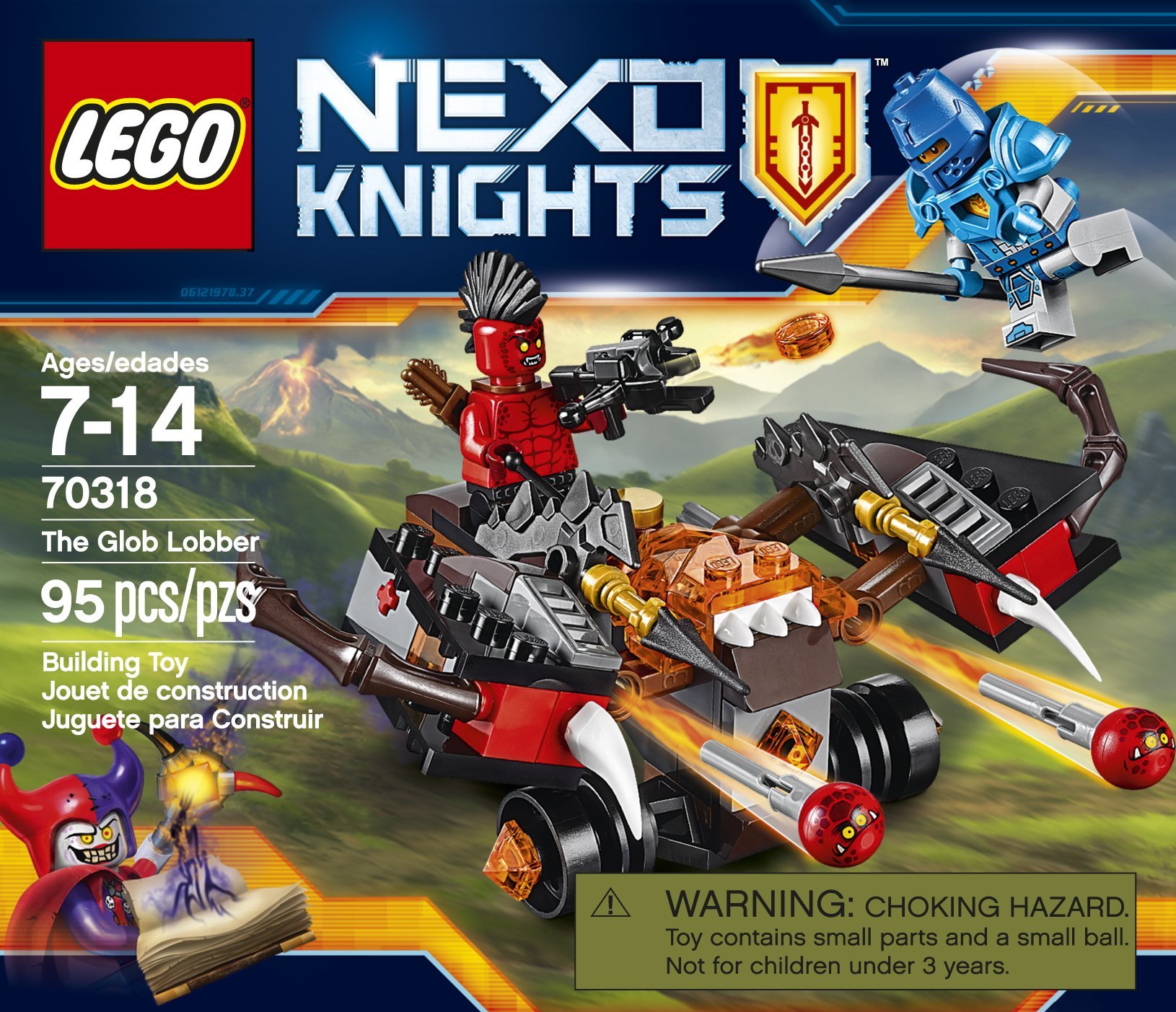 Foto 2 | Kit De Construcción Lego Nexo Knights 70318 The Glob Lobber, 95 Piezas - Venta Internacional.