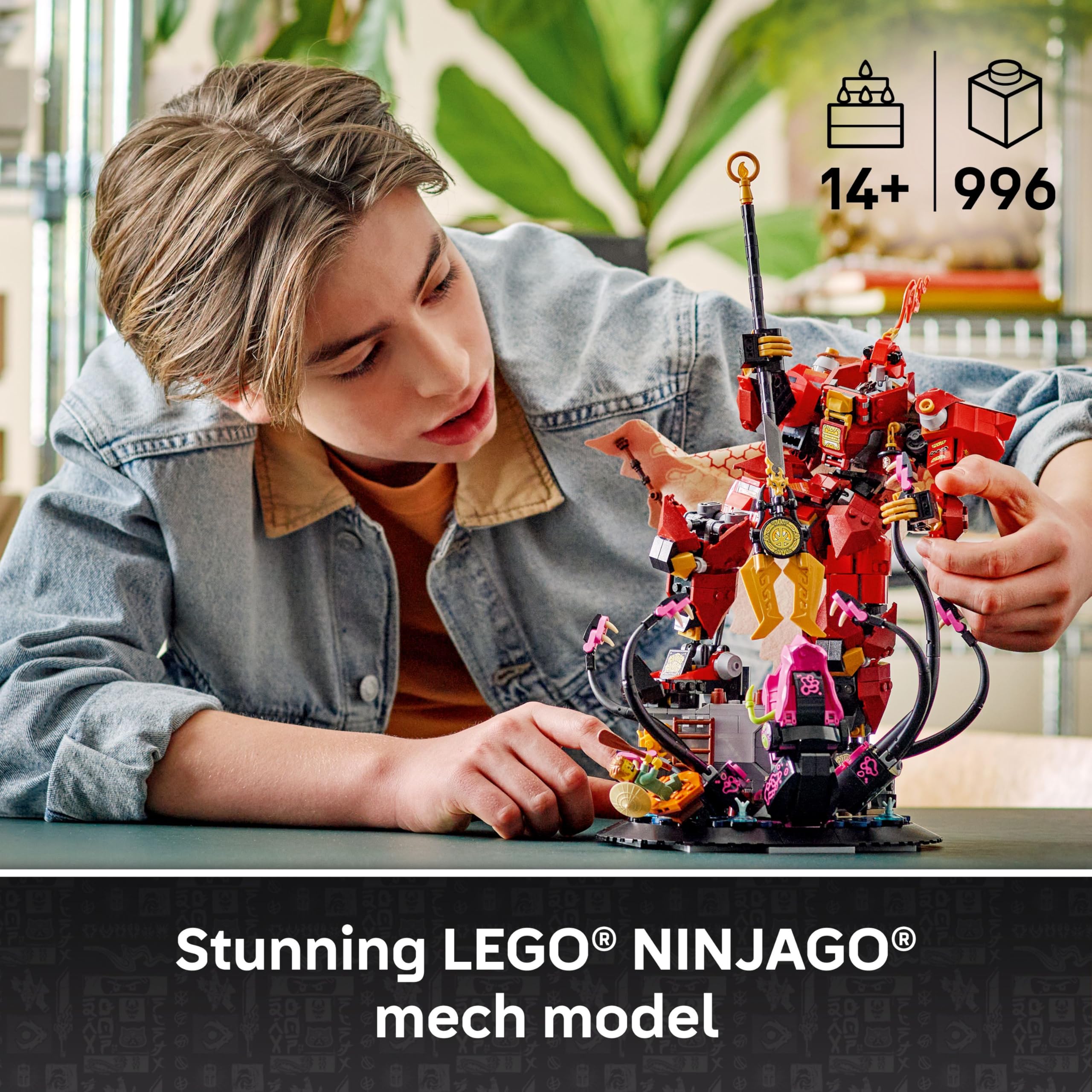 Foto 3 pulgar | Set De Construcción Lego Ninjago The Fire Knight Mech 71846 - Venta Internacional.