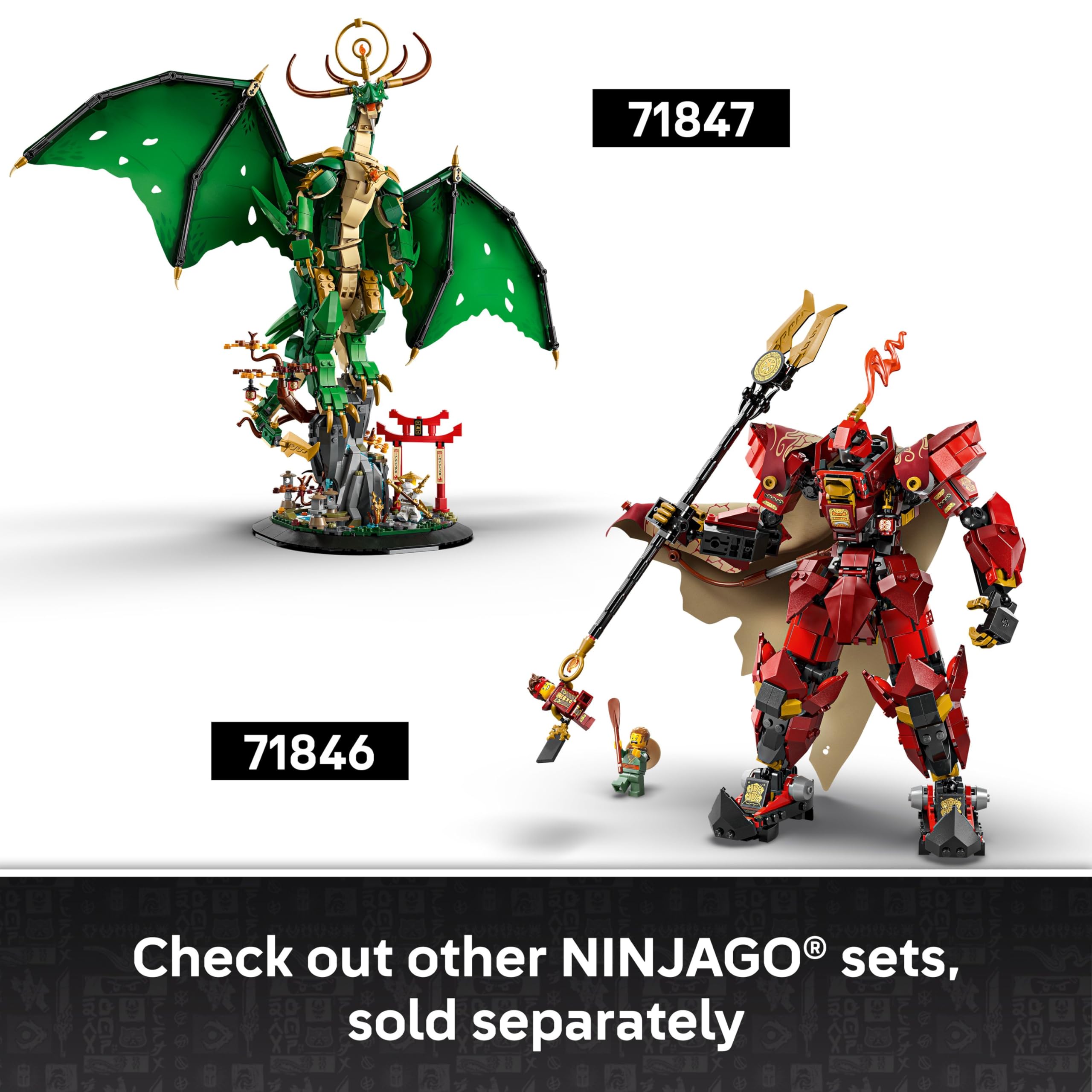 Foto 7 | Set De Construcción Lego Ninjago The Fire Knight Mech 71846 - Venta Internacional.