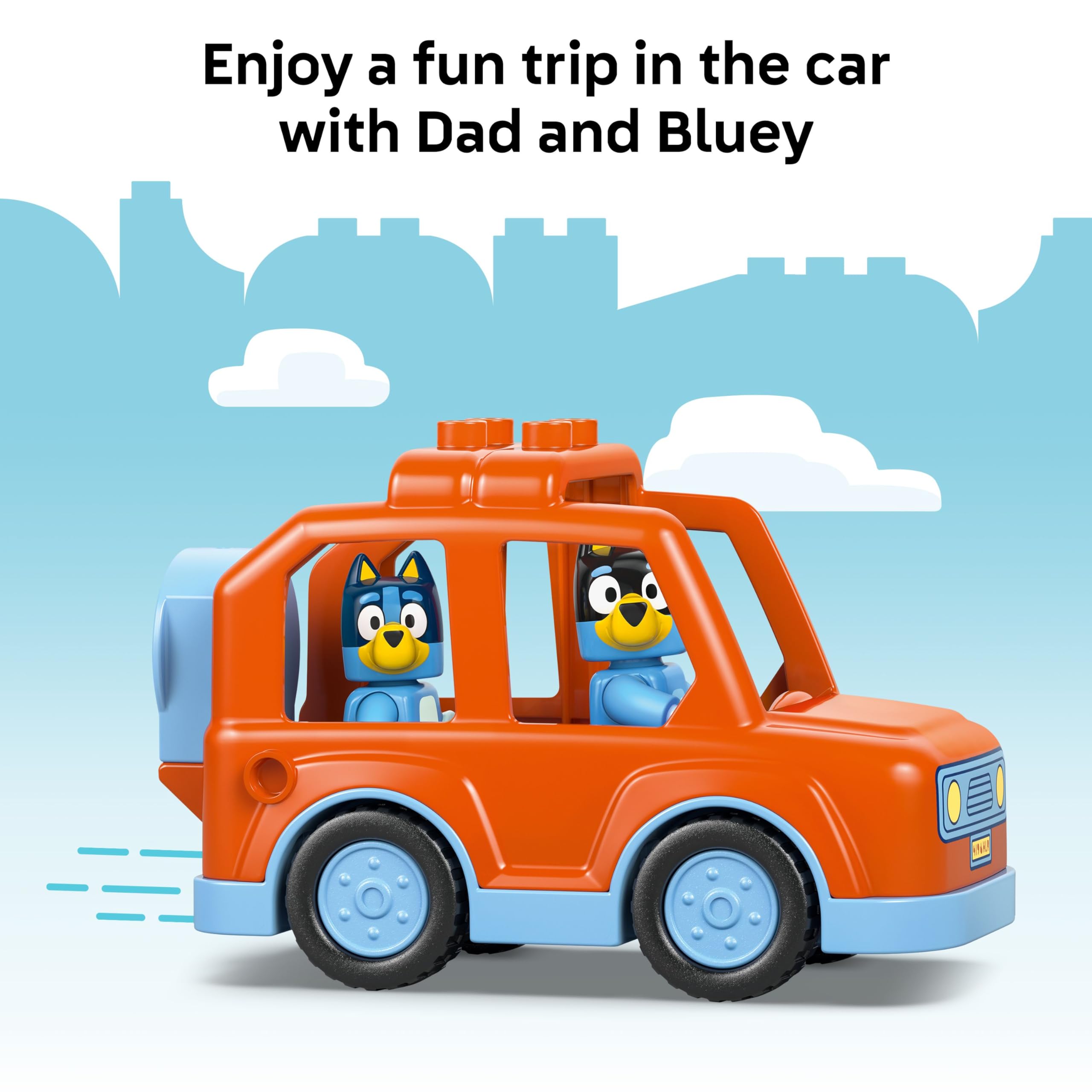 Foto 5 pulgar | Ice Cream Trip De Juguete Lego Duplo Bluey Con Figura De Bluey De Más De 2 Años - Venta Internacional.
