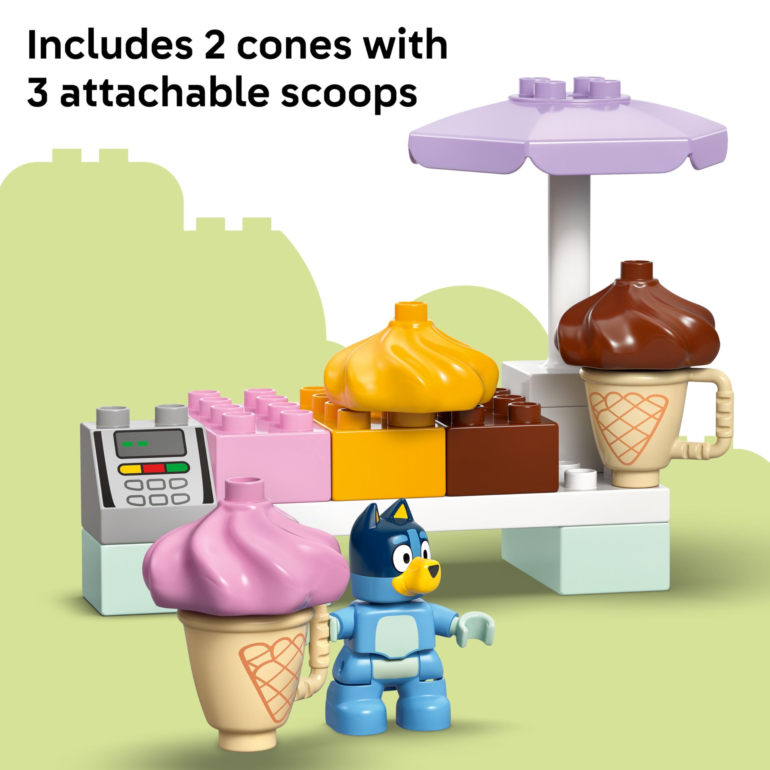 Foto 6 pulgar | Ice Cream Trip De Juguete Lego Duplo Bluey Con Figura De Bluey De Más De 2 Años - Venta Internacional.