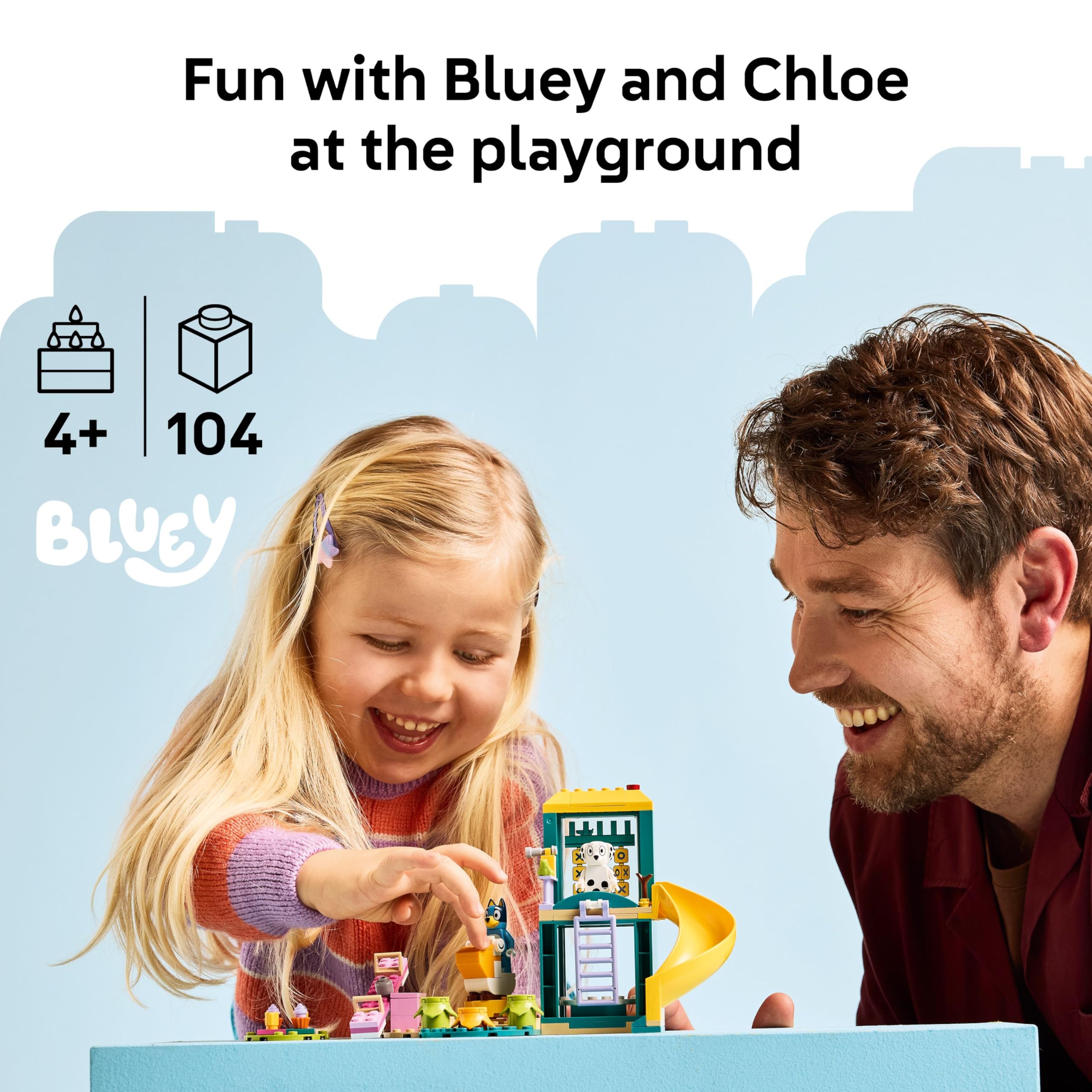 Foto 3 pulgar | Juguete De Construcción Lego Bluey Playground Fun Con Bluey & Chloe 4+ - Venta Internacional.