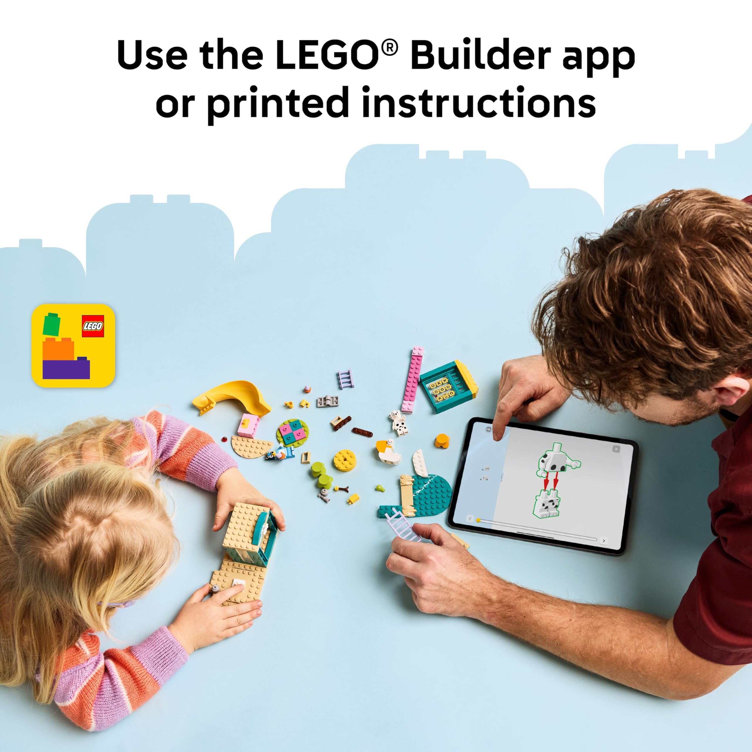 Foto 5 pulgar | Juguete De Construcción Lego Bluey Playground Fun Con Bluey & Chloe 4+ - Venta Internacional.