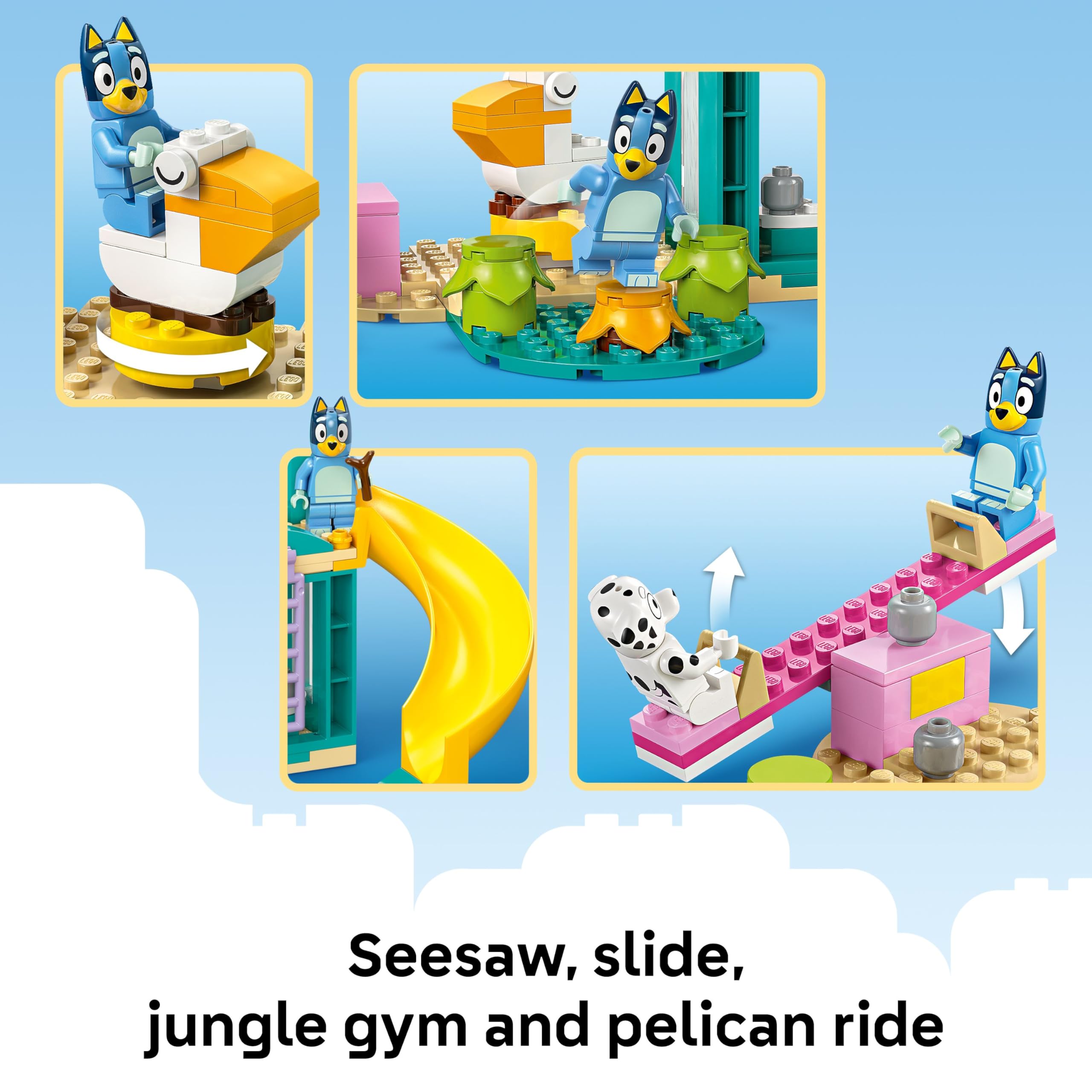 Foto 6 pulgar | Juguete De Construcción Lego Bluey Playground Fun Con Bluey & Chloe 4+ - Venta Internacional.