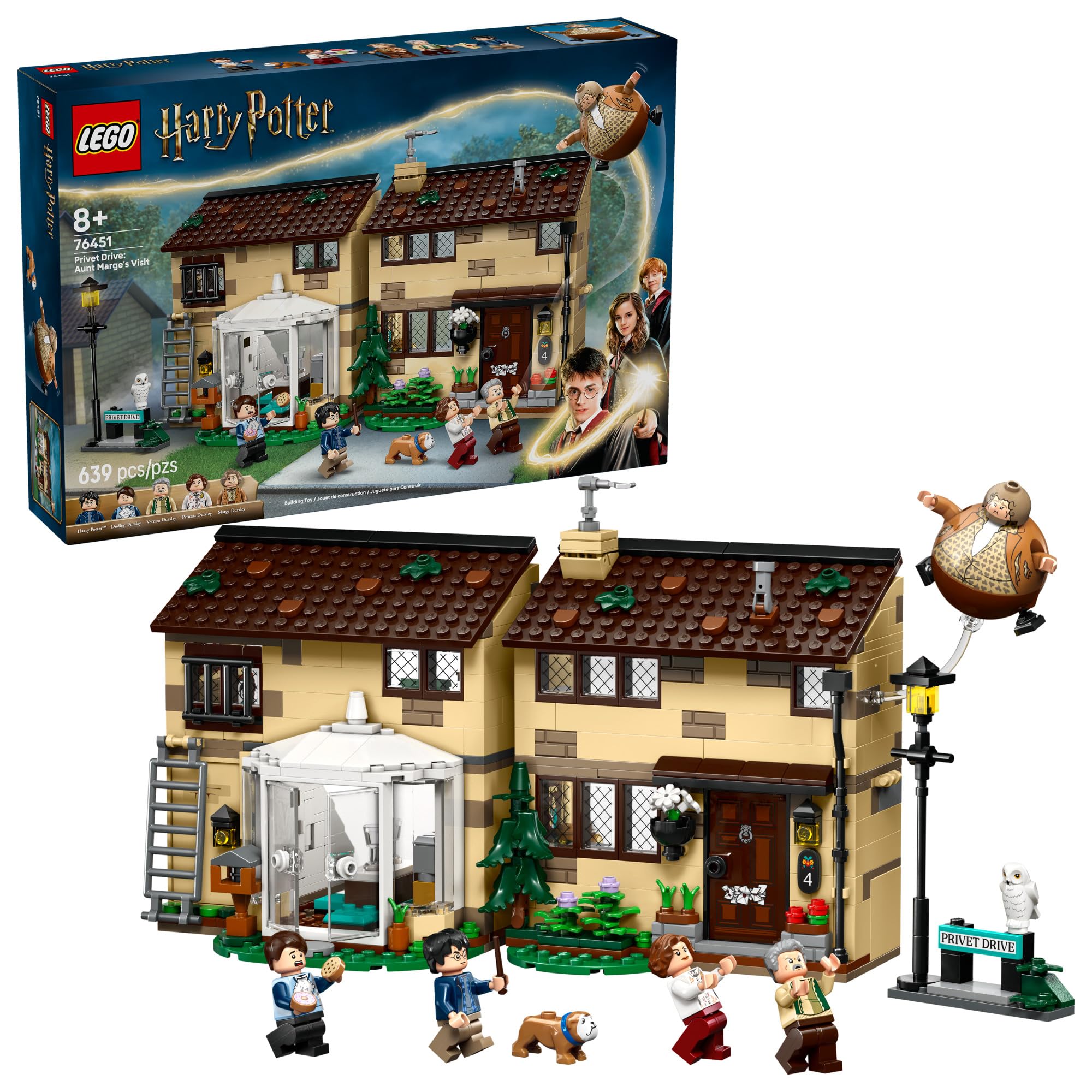 Foto 2 pulgar | Juguete Lego Harry Potter Privet Drive La Visita De La Tía Marge 76451 - Venta Internacional.