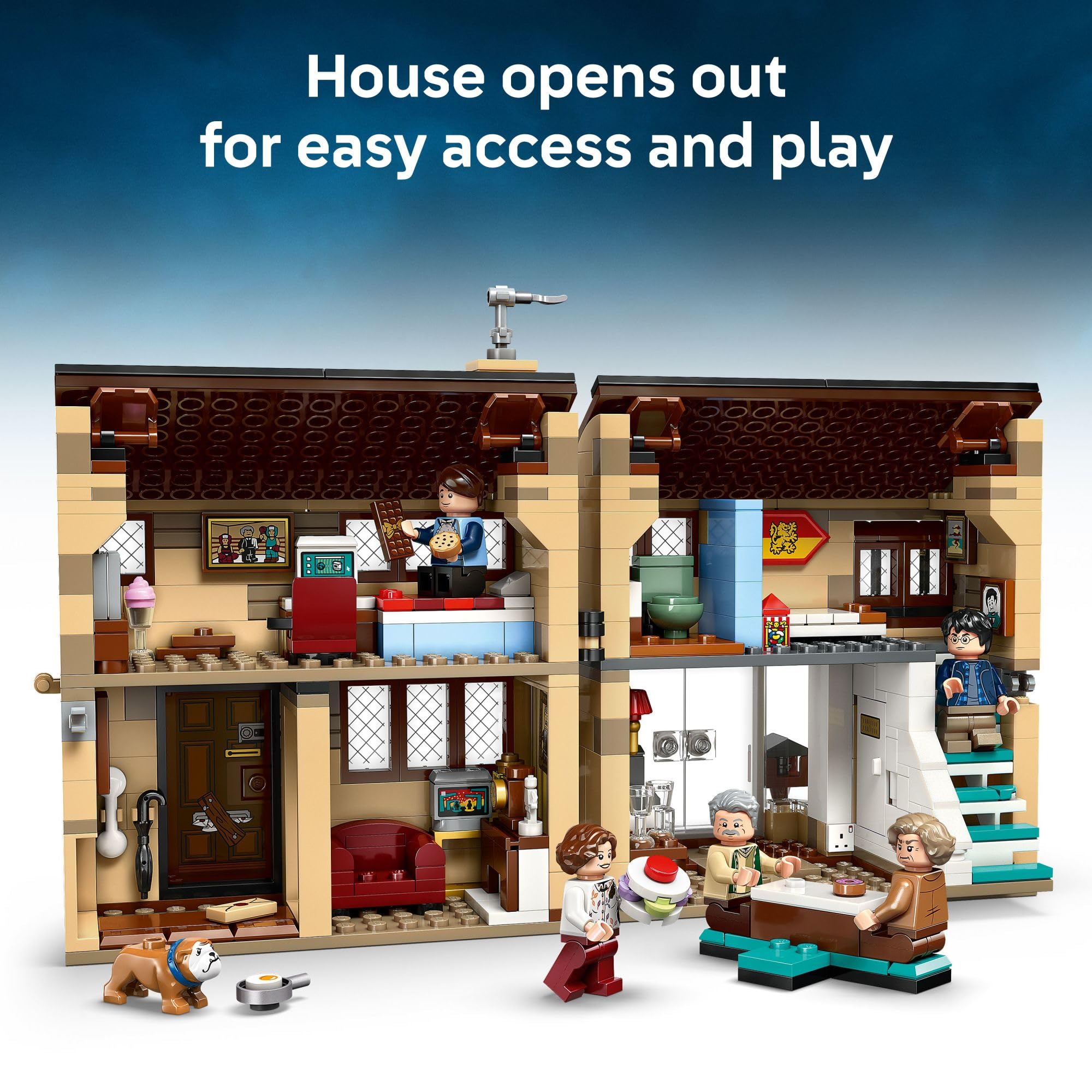 Foto 4 pulgar | Juguete Lego Harry Potter Privet Drive La Visita De La Tía Marge 76451 - Venta Internacional.