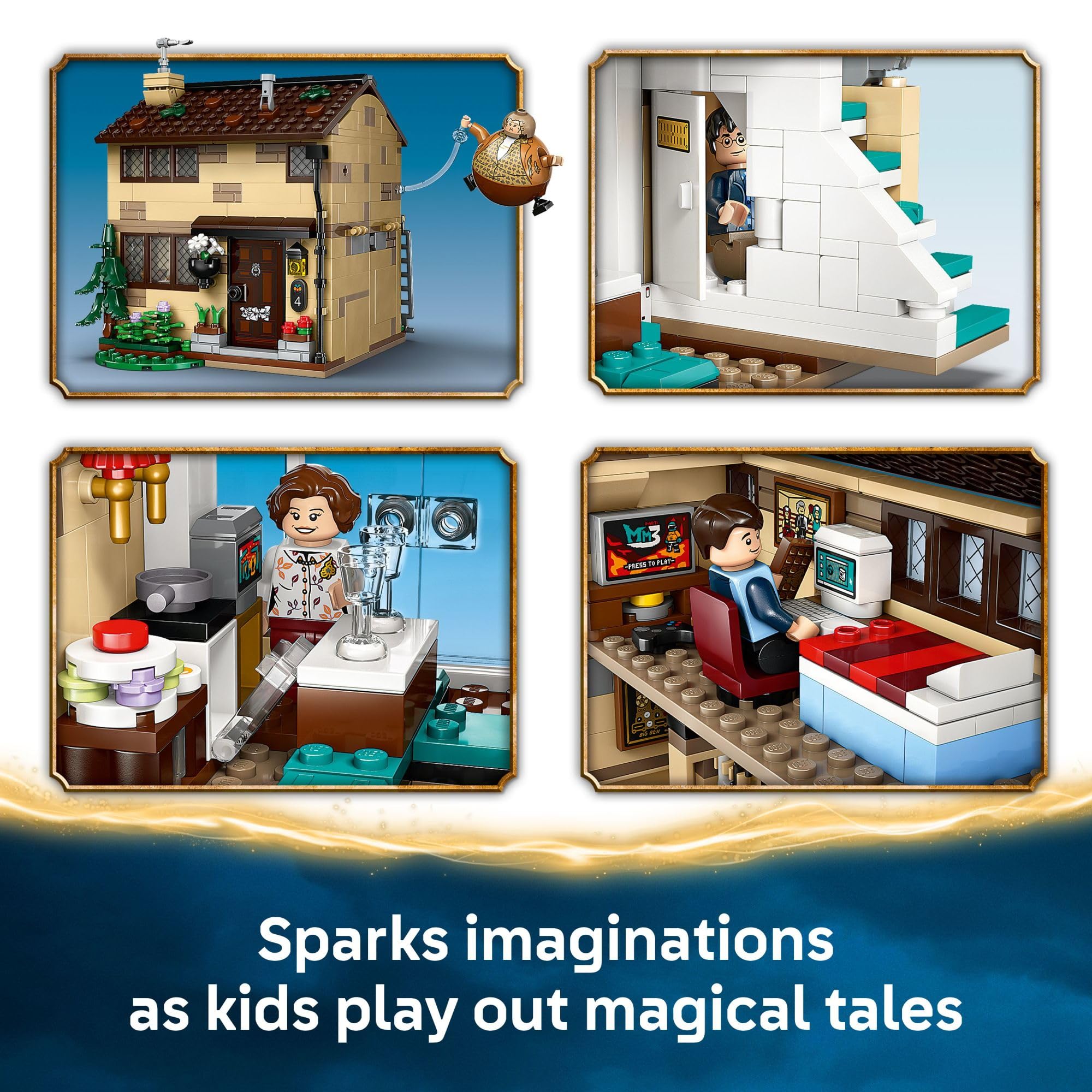 Foto 4 | Juguete Lego Harry Potter Privet Drive La Visita De La Tía Marge 76451 - Venta Internacional.